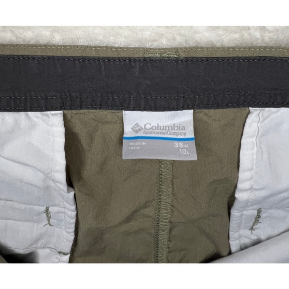 Columbia Washed Out Short Classic Fit Cotton Sage Sz 38w 10" Inseam - Picture 3 of 8